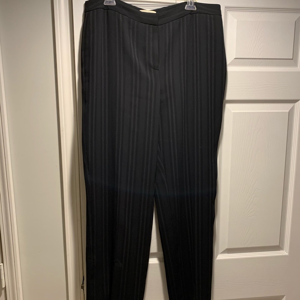Valerie Stevens Black Plus Size Suit Pants